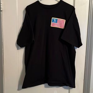 Shred to your dead black graphic T-shirt